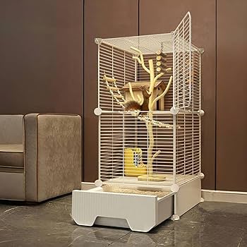 ふくろう ケージ 爬虫類など小動物に Amazon | フクロウ 小動物 リス ケージ 小枝 ネズミ ケージ 2段